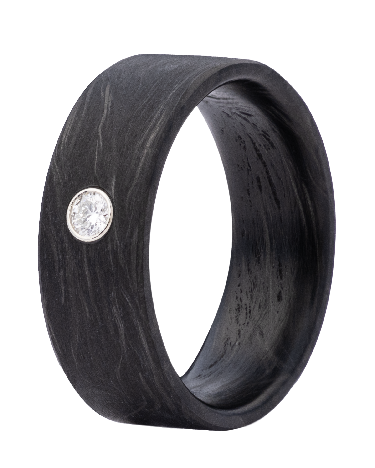 Precious Metal (No Stones) Wedding Bands  -  Men'
