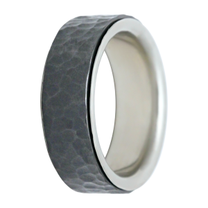 Precious Metal (No Stones) Wedding Bands  -  Men'
