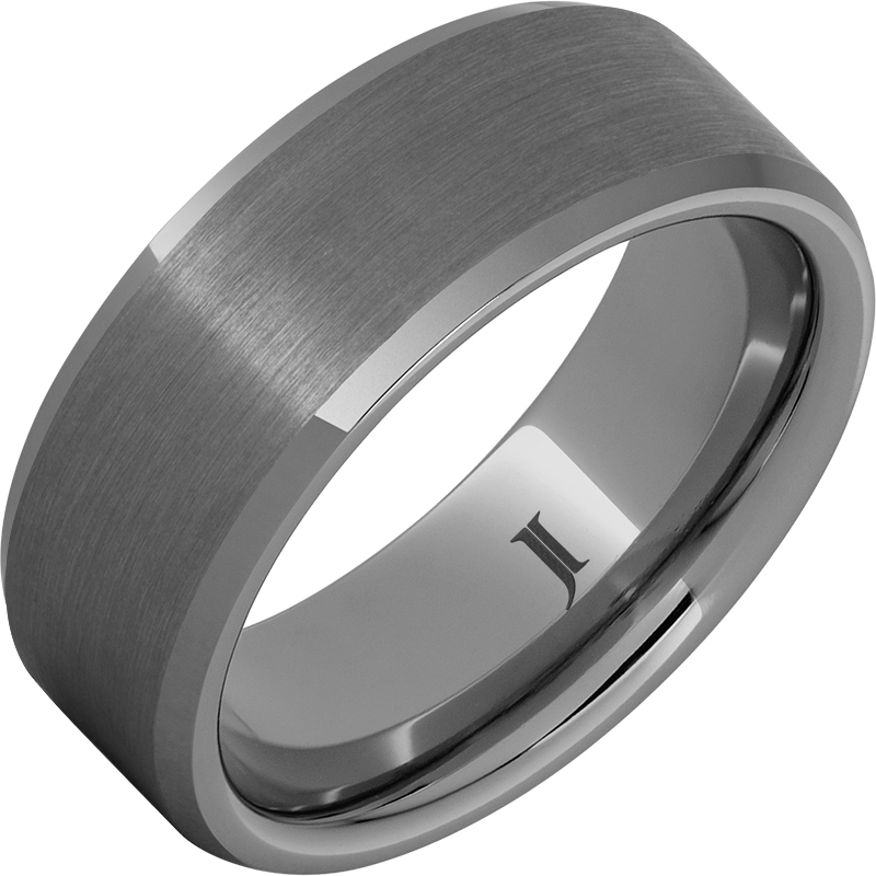 Precious Metal (No Stones) Wedding Bands  -  Men'