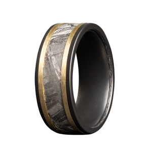 Precious Metal (No Stones) Wedding Bands  -  Men'