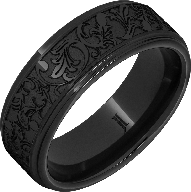 Precious Metal (No Stones) Wedding Bands  -  Men'