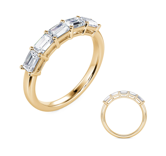 Diamond Wedding Bands  -  Women'