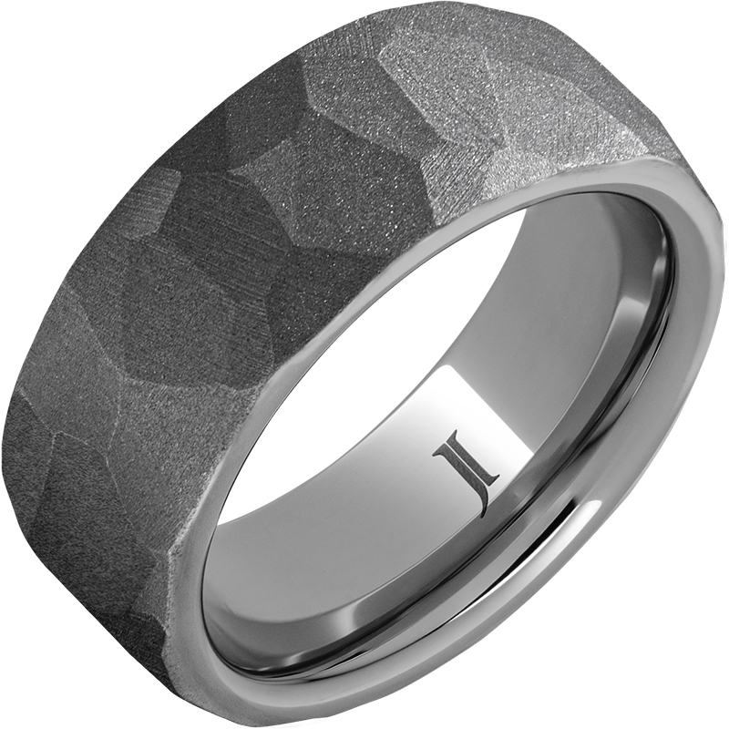 Precious Metal (No Stones) Wedding Bands  -  Men'