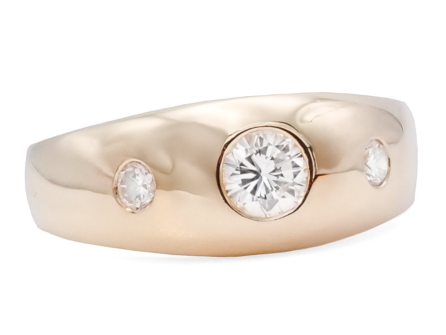 14KY .35CTW DIAMOND RING
