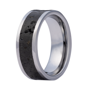 Precious Metal (No Stones) Wedding Bands  -  Men'
