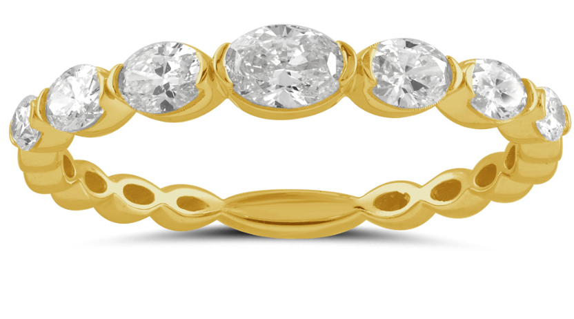 Diamond Wedding Bands  -  Women'