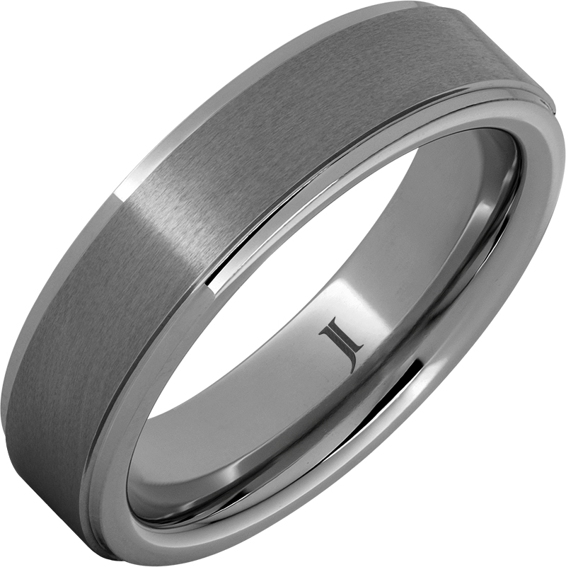 Precious Metal (No Stones) Wedding Bands  -  Men'