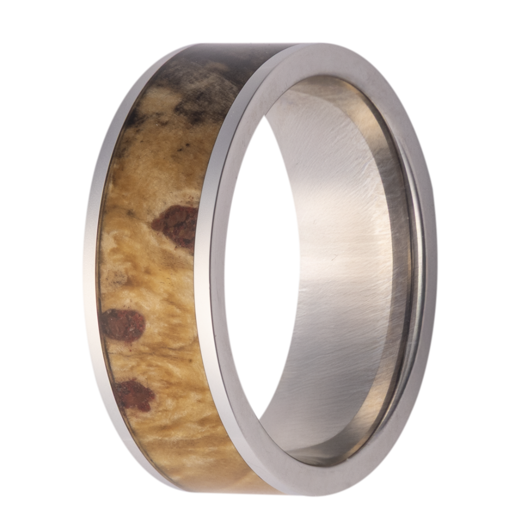 Precious Metal (No Stones) Wedding Bands  -  Men'