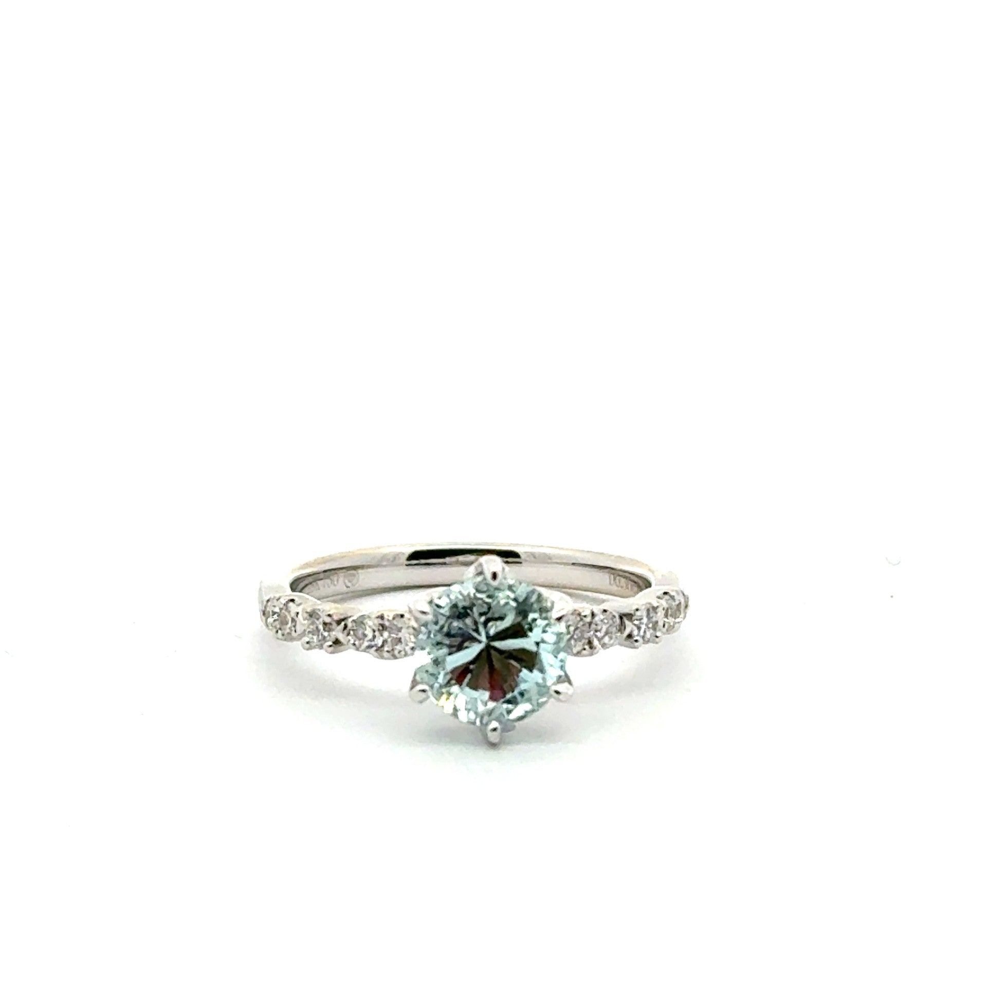 Classic 18 Karat White Semi-Mounting