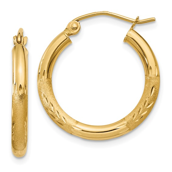 Precious Metal (No Stones) Earring