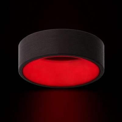 Precious Metal (No Stones) Wedding Bands  -  Men'