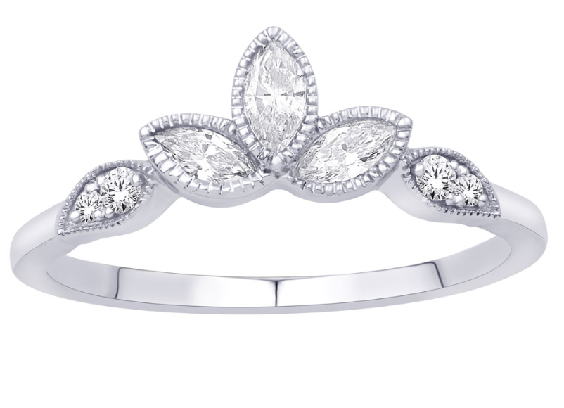 Diamond Wedding Bands  -  Women'