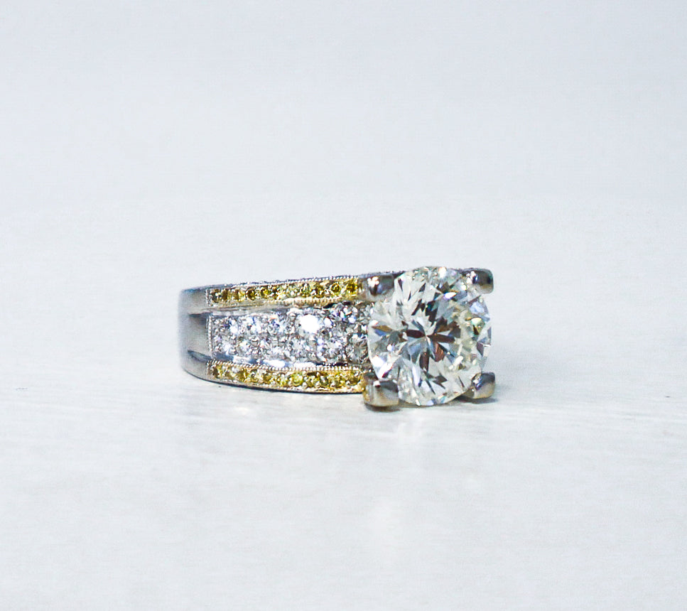 YELLOW DIAMOND RING