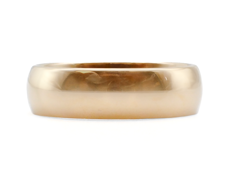 Precious Metal (No Stones) Wedding Bands  -  Men'