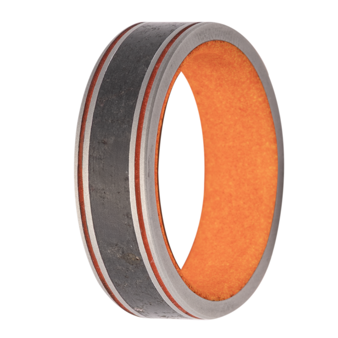 Precious Metal (No Stones) Wedding Bands  -  Men'