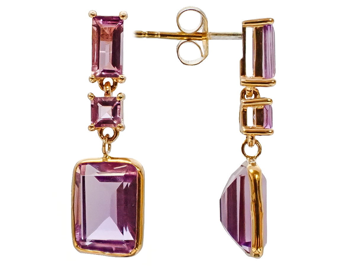 Colored Stone Earring