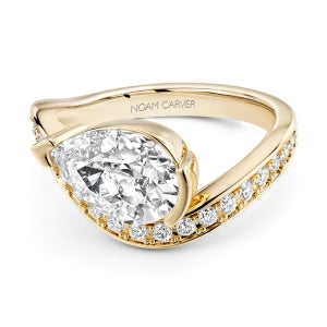 Noam Carver Sideways Pear Ring